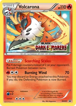 BW Black Star Promos Volcarona Pokémon card